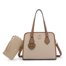 Load image into Gallery viewer, Women's 2-in-1  Quilted Top Handle Sling Bag With Long Purse - HHN 3979