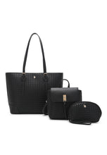 Load image into Gallery viewer, Women's 3-in-1 Tote Bag + Backpack + Pouch -HKW 9930