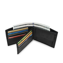 Load image into Gallery viewer, Men's Genuine Leather RFID Bifold Short Wallet - VWW 140