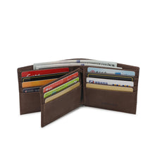 Load image into Gallery viewer, Men's Genuine Leather RFID Short Wallet - VWW 136