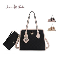 Load image into Gallery viewer, Women's 2-in-1  Quilted Top Handle Sling Bag With Long Purse - HHN 3979