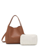 Load image into Gallery viewer, Women's 2-In-1 Top Handle Bag & Zipper Pouch - HKC 8093