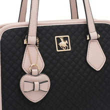 Load image into Gallery viewer, Women's 2-in-1  Quilted Top Handle Sling Bag With Long Purse - HHN 3979