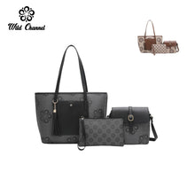 Load image into Gallery viewer, Women's 3 in 1  Monogram Tote Bag + Sling Bag + Pouch - NEX 1328