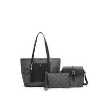 Load image into Gallery viewer, Women's 3 in 1  Monogram Tote Bag + Sling Bag + Pouch - NEX 1328