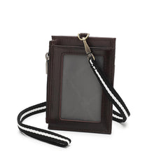 Load image into Gallery viewer, Men's Genuine Leather RFID Card Holder / Landyard - SW 200