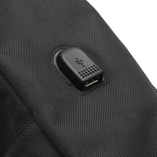 Load image into Gallery viewer, Men's Logo Backpack with USB Port- JH 8059