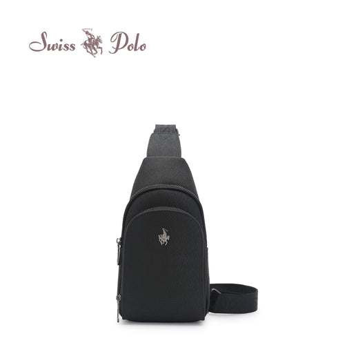 Men's Faux Leather Chest Bag / Sling Bag - SXV 332