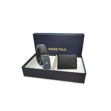 Load image into Gallery viewer, Gift Set - Leather RFID Wallet + 35mm Automatic Buckle Belt - SGS 573-6