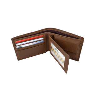 Men's Genuine Leather RFID Bi-Fold Wallet / Tri-Fold Wallet / Money Clip - VWW 130