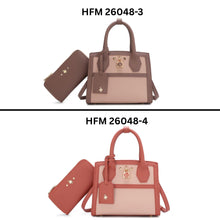 Load image into Gallery viewer, 2 In 1 Women's Top Handle Sling Bag + Long Purse - HFM 26048
