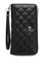 Load image into Gallery viewer, Women&#39;s RFID Zipper Long Wallet / Purse With Detachable Wrist Strap And Coin Compartment - KP 007