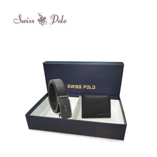 Load image into Gallery viewer, Gift Set - Leather RFID Wallet + 35mm Automatic Buckle Belt - SGS 572-7