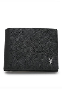 Men's RFID Blocking Bi Fold Black Wallet - PW 272