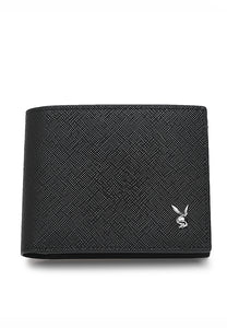 Men's RFID Blocking Bi Fold Black Wallet - PW 272