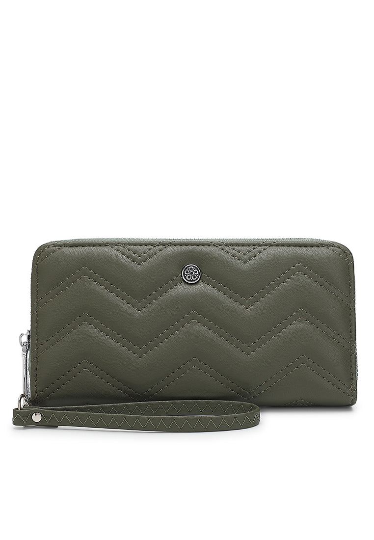 Women's Quilted Long Purse / Wallet - NP 043