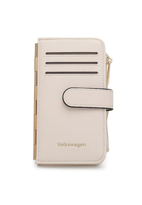 Women's Leather Card Holder With Coin Compartment - KP 023