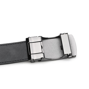 Men's 40mm Automatic Buckle Genuine Leather Belt - VWB 657