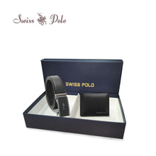 Load image into Gallery viewer, Gift Set - Leather RFID Wallet + 35mm Automatic Buckle Belt - SGS 572-8