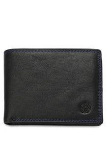 Men's Genuine Leather RFID Blocking Bi Fold Wallet - NW 009