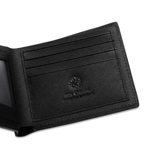 Men's Genuine Leather RFID Blocking Bi Fold Wallet - NW 007