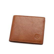 Load image into Gallery viewer, Men&#39;s Genuine Leather RFID Bi-Fold Wallet - VWW 126