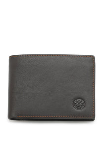 Men's Genuine Leather RFID Short Wallet - VWW 135