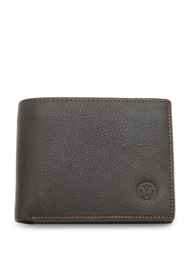 Men's Genuine Leather RFID Short Wallet - VWW 135