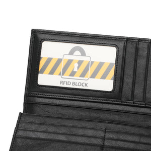 Men's Genuine Leather RFID Blocking Wallet - NW 015