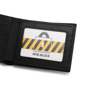 Men's Genuine Leather RFID Bifold Short Wallet - VWW 140