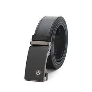 Men's 40mm Automatic Buckle Genuine Leather Belt - VWB 657