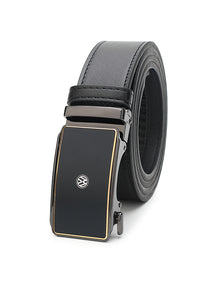 Men's 40mm Automatic Buckle Genuine Leather Belt - VWB 657