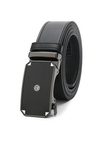 Men's 40mm Automatic Buckle Genuine Leather Belt - VWB 657