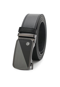 Men's 40mm Automatic Buckle Genuine Leather Belt - VWB 657