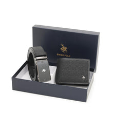 Load image into Gallery viewer, Men&#39;s Gift Set - RFID Bifold Wallet + Automatic Belt - SGS 561