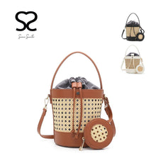 Load image into Gallery viewer, Women&#39;s Top Handle Bucket Bag / Sling Bag / Crossbody Bag - SCF 55510