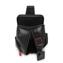 Load image into Gallery viewer, Men&#39;s Leather Chest Bag / Sling Bag / Backpack - VVV 10015