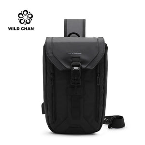 Water Resistance Casual Men's Chest Bag / Shoulder Bag / Crossbody Bag - GAF 5006