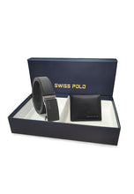 Load image into Gallery viewer, Gift Set - Leather RFID Wallet + 35mm Automatic Buckle Belt - SGS 572-10