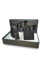 Load image into Gallery viewer, Gift Set - Leather RFID Wallet + 35mm Automatic Buckle Belt - JGS 101-7