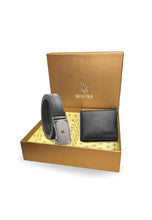 Load image into Gallery viewer, Gift Set - Leather RFID Wallet + 35mm Automatic Buckle Belt - SGS 570-3