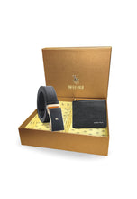 Load image into Gallery viewer, Gift Set - Canvas RFID Wallet + 40mm Automatic Buckle Belt -SGS 570-1