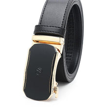 Load image into Gallery viewer, 35mm Automatic Buckle Genuine Leather Belt - VWB 658