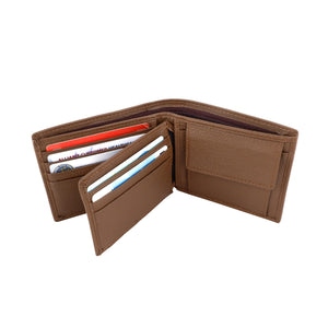 Men's Genuine Leather RFID Bi-Fold Wallet / Tri-Fold Wallet / Money Clip - VWW 130