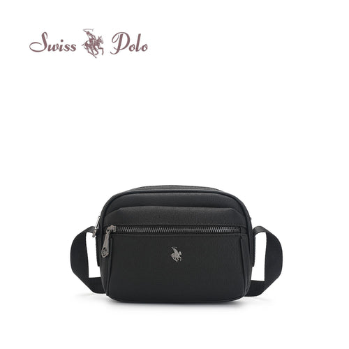 Men's Faux Leather Monogram Sling Bag - SXV 335