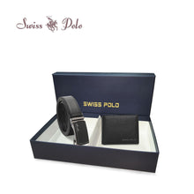 Load image into Gallery viewer, Gift Set - Leather RFID Wallet + 35mm Automatic Buckle Belt - SGS 572-6