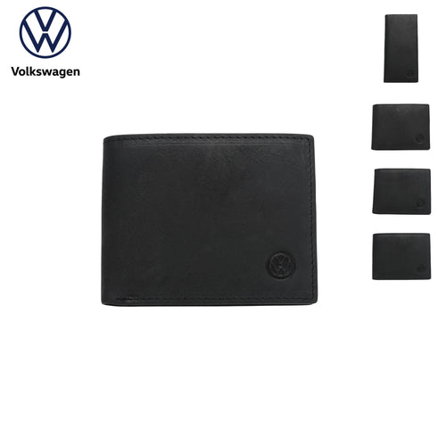 Men's Genuine Leather RFID Bifold Short Wallet - VWW 139