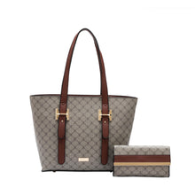 Load image into Gallery viewer, Women&#39;s 3 in 1 Bag - Tote Bag &amp; Top Handle Bag &amp; Wallet - BPZ 9482