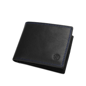 Men's Genuine Leather RFID Blocking Bi Fold Wallet - NW 009