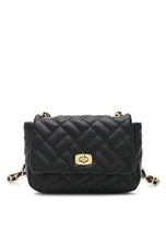 Load image into Gallery viewer, Women&#39;s Chain Quilted Sling Bag / Crossbody Bag - HHC 9374